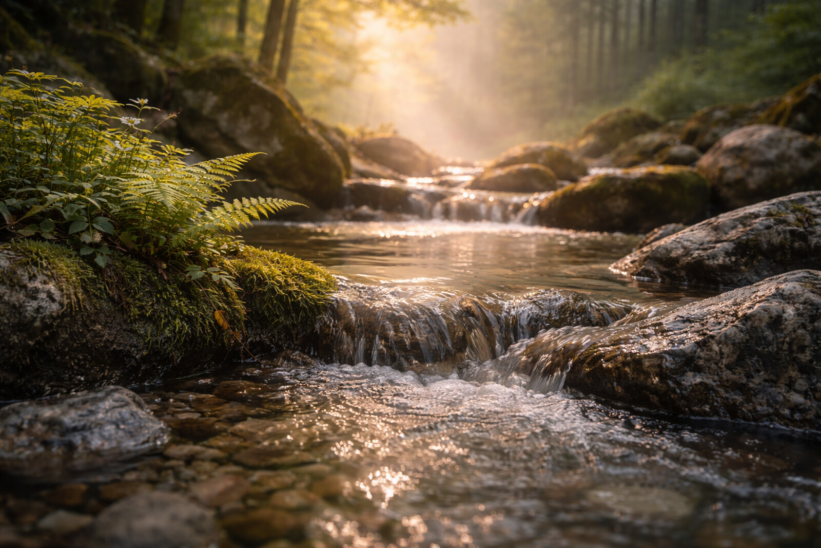 Rzeka w lesie – początek rozmowy